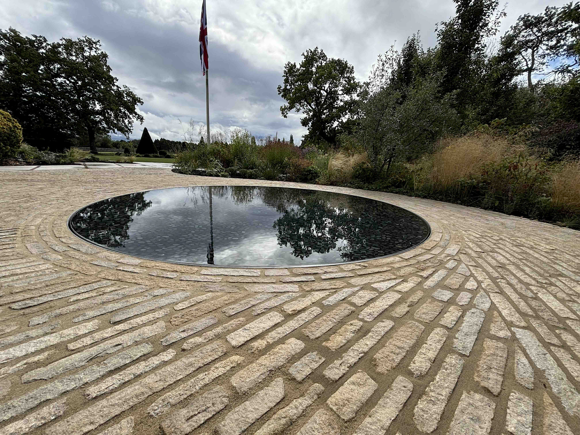 Reflections of the sky water feature image