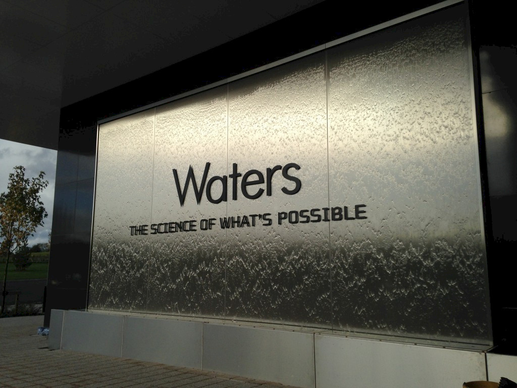 Large Stainless Steel Water Wall image