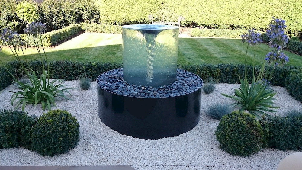 volute vortex water feature