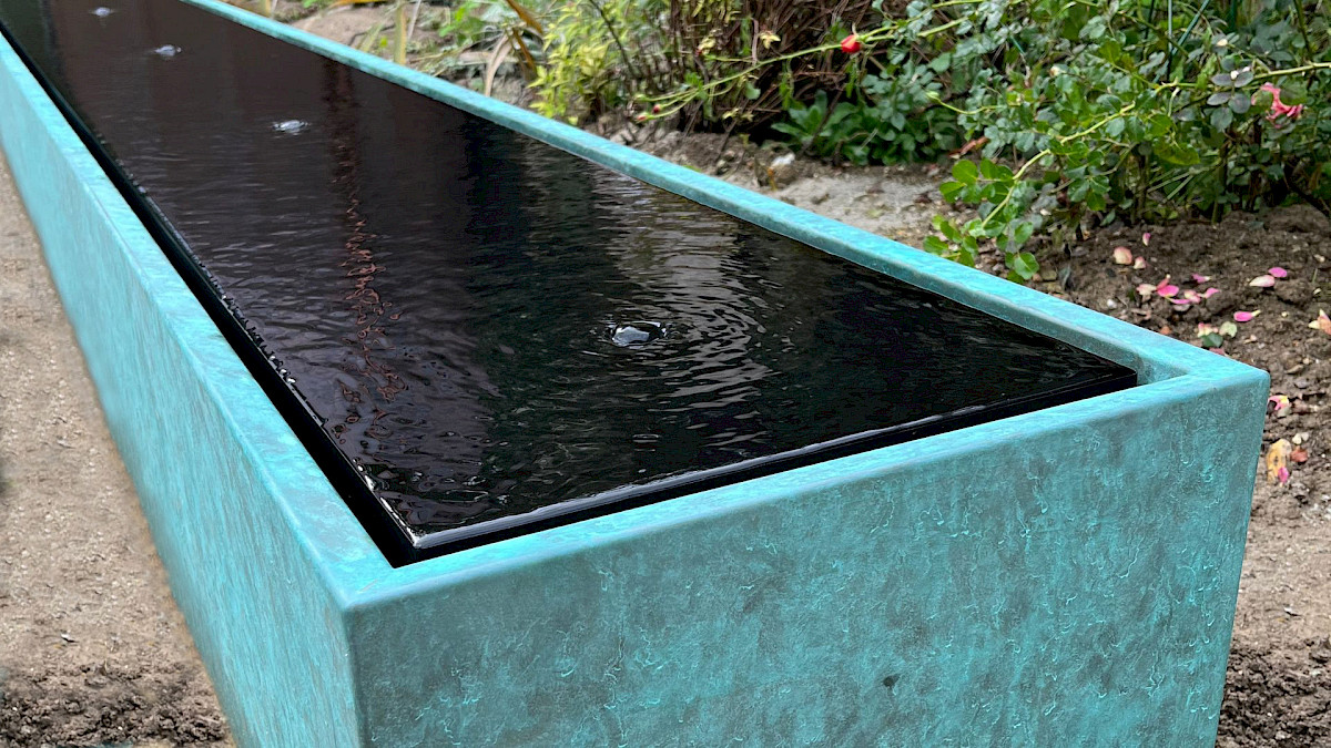 Rill Amaya Bronze Garden Water Rill image